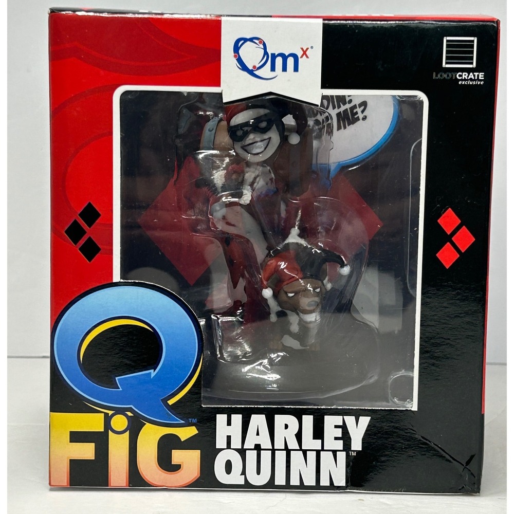 QMX Q Fig Harley Quinn DC Comics Suicide Squad Loot Crate Exclusive Collector‎